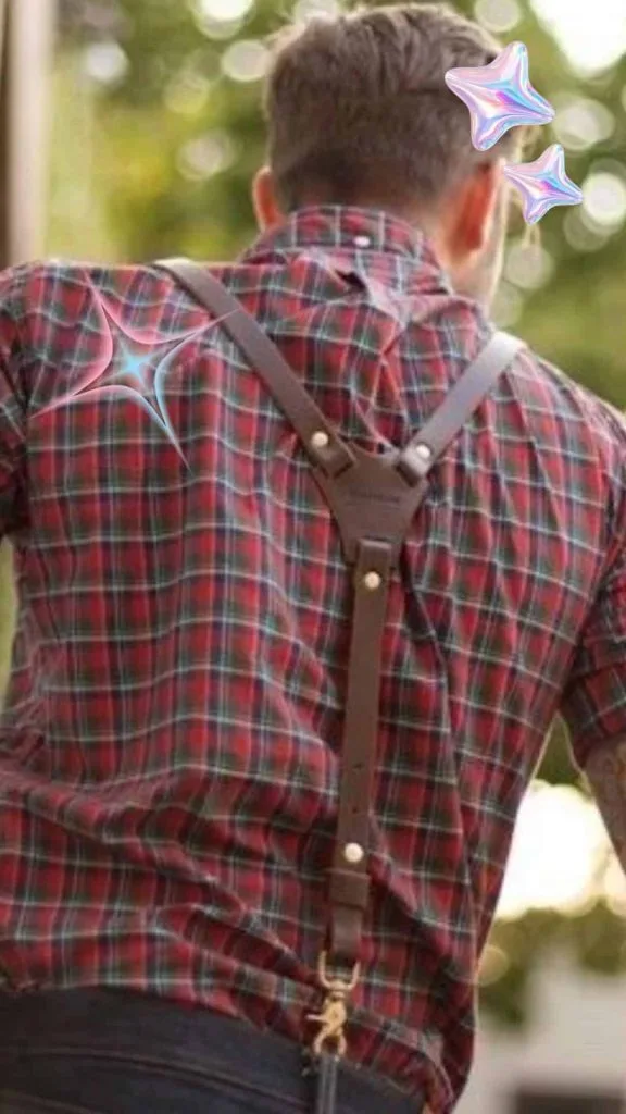 cowboy's homecoming with suspender