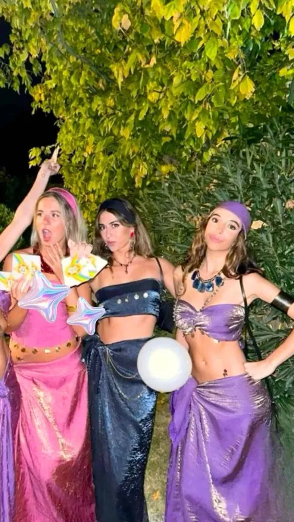 Belly dance Arabian party attire