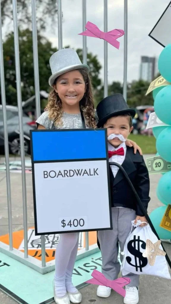 monopoly card costume party