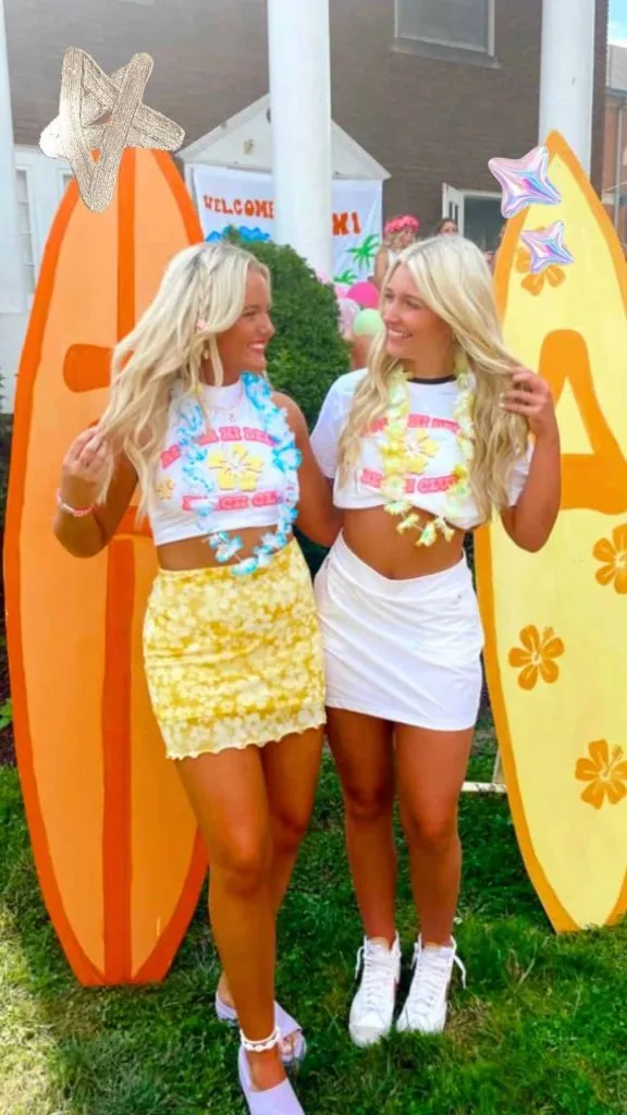 summer tropical party outfit