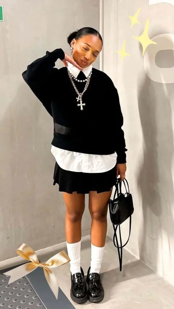 school outfit ideas women aesthetic