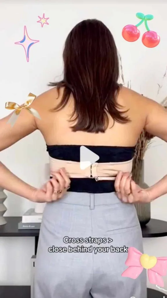 Hide bra strap hack