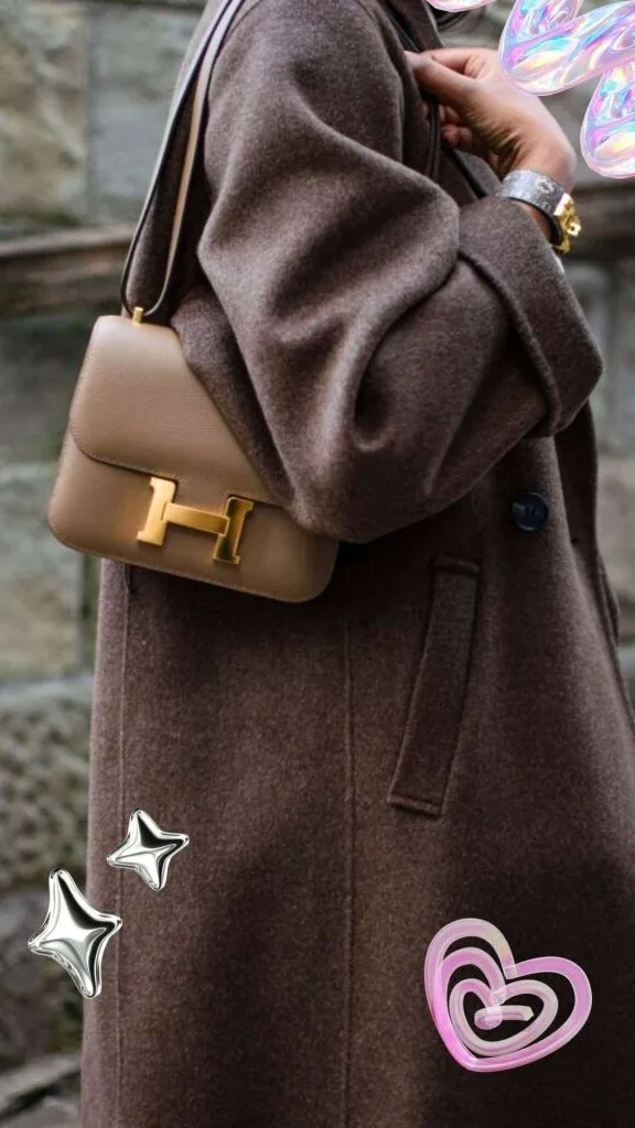 Hermes Constance bag outfit