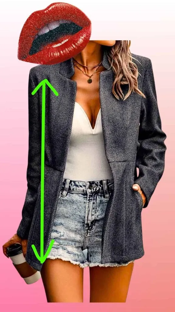 blazer for large chest women