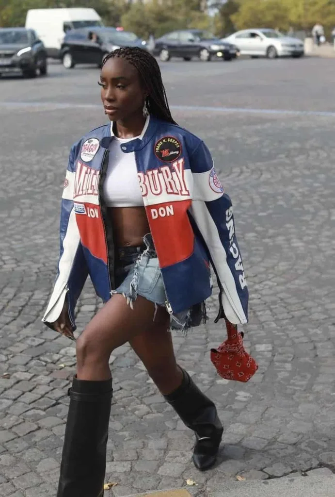 fall party outfit black women