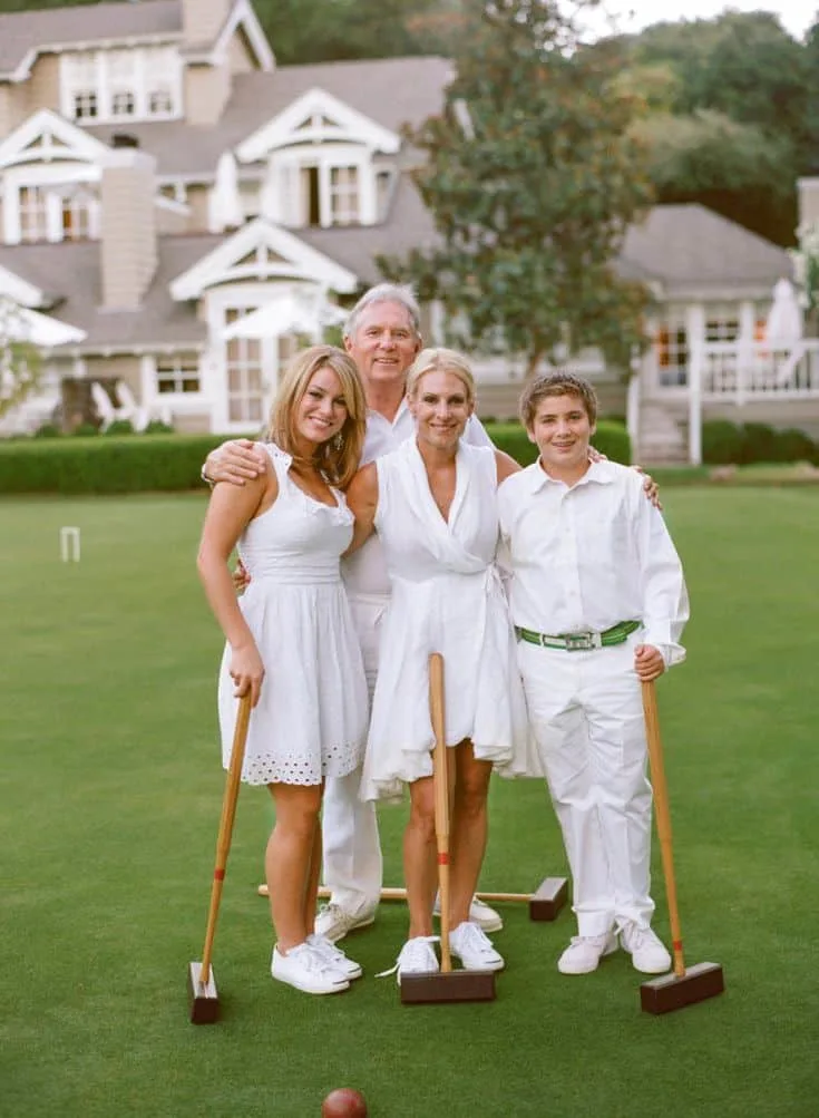 preppy Croquet Party all-white outfit
