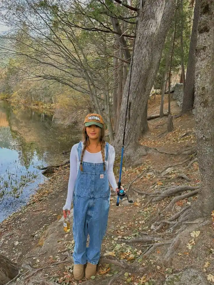 cute fishing outfit for spring