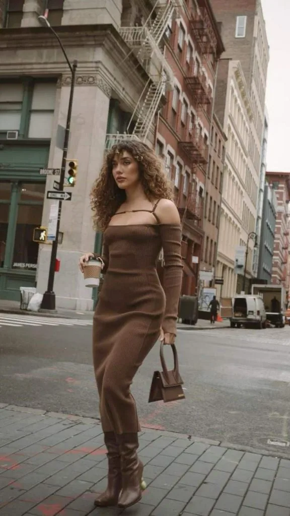 monotone outfit to look taller