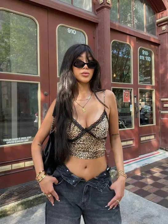 low rise jeans outfits