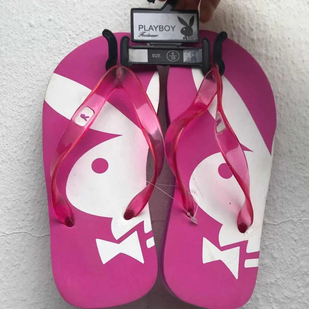 McBling high platform flipflops