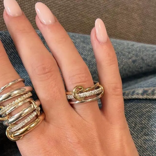 stack ring aesthetic