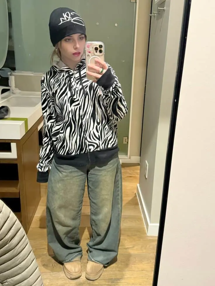 Zebra Print Outfits street style