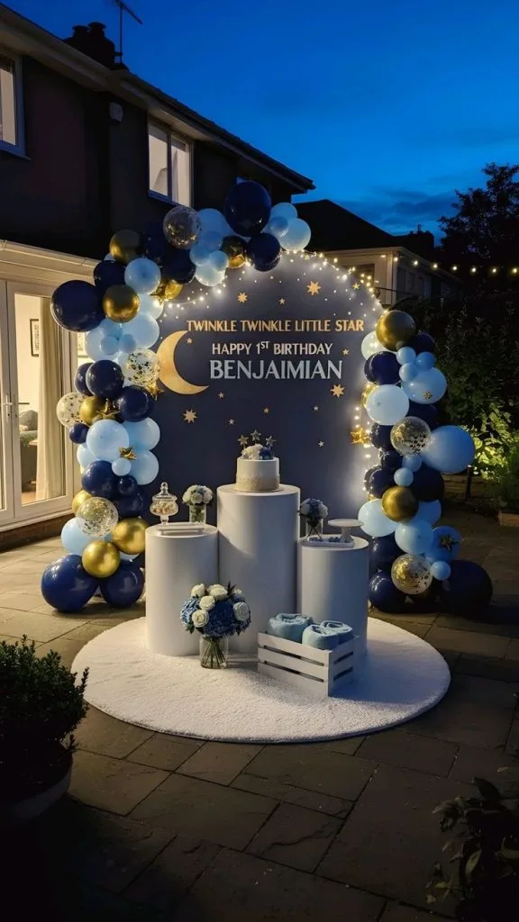 starry birthday party 1st birthday