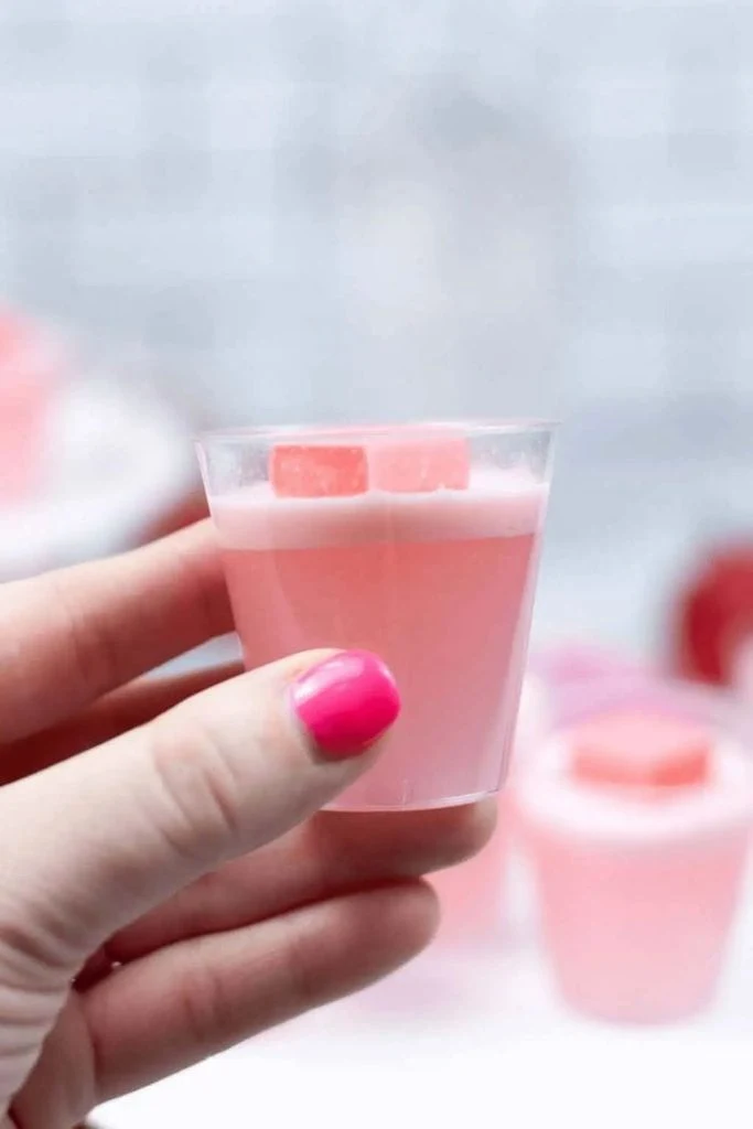Pink Starburst Shot jello