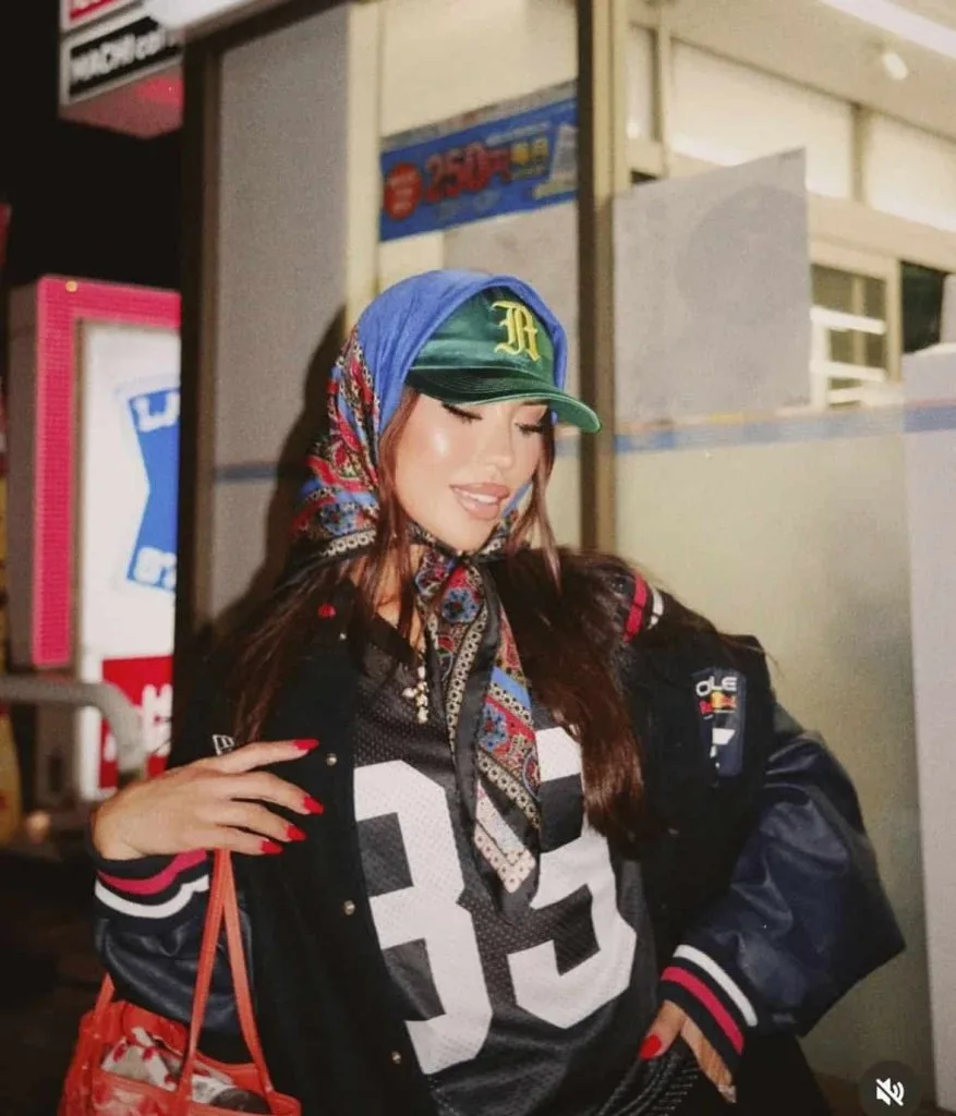 Baseball Cap + Bandana Scarf. basketball party