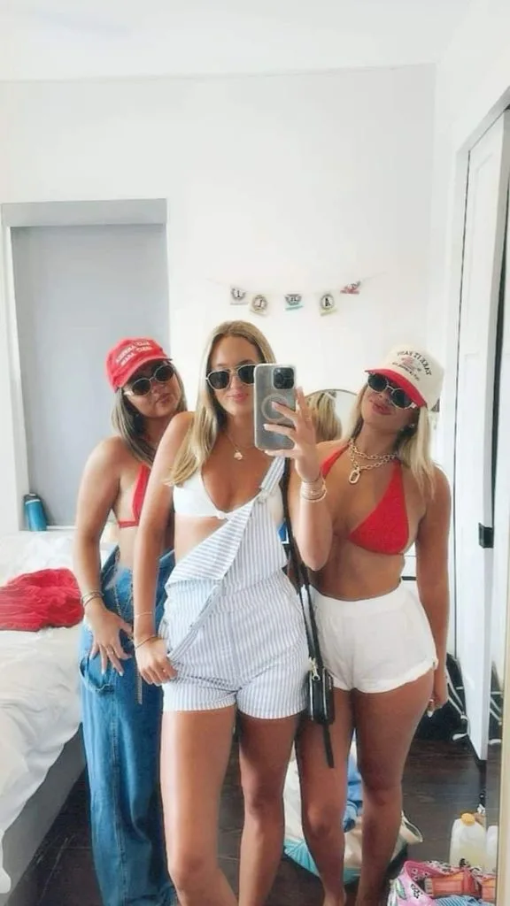 BAywatch themed party outfits couple hot girls bikini