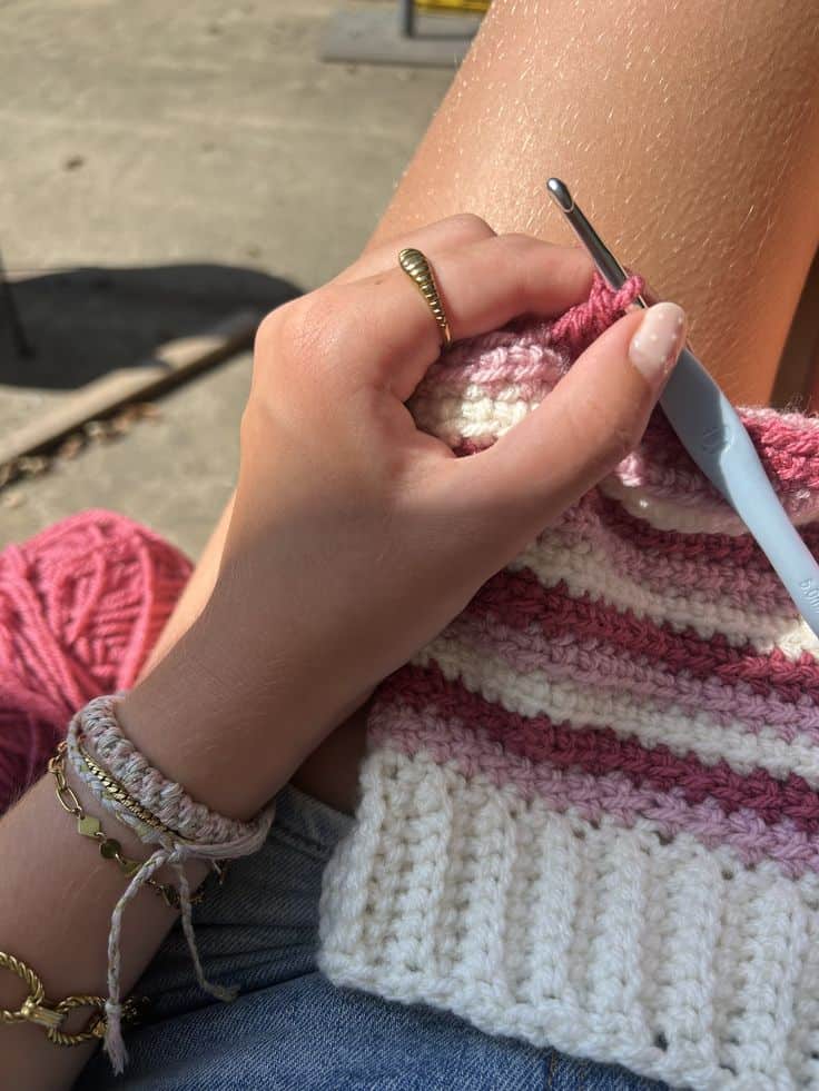 crocheting good vibes