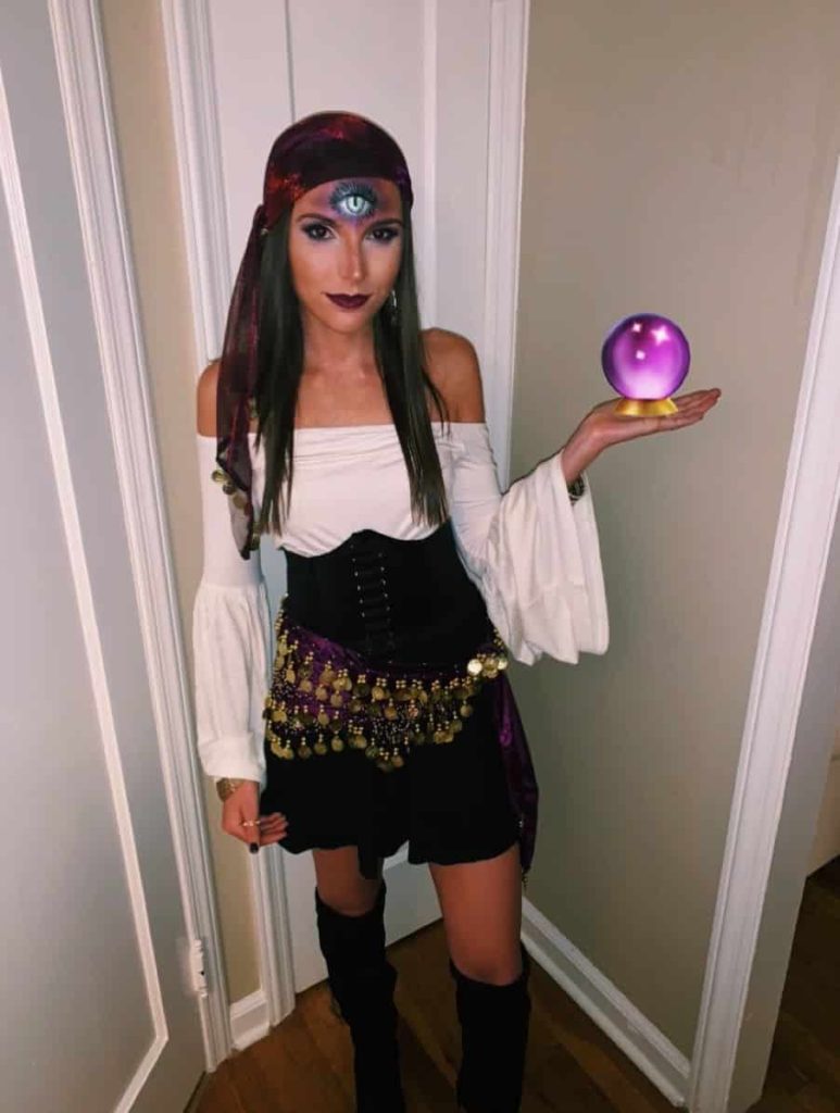 Fortune Teller outfit with crystal ball