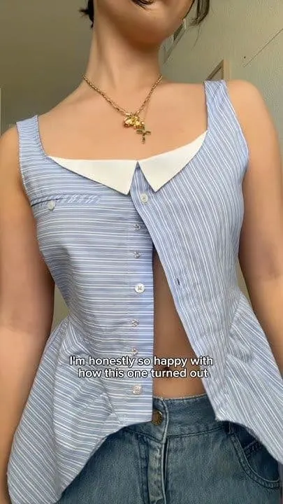 HOW TO TURN a dress into a top 