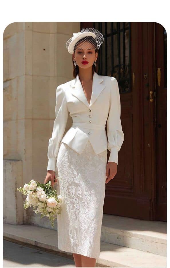 The Suit Dress what to wear courthouse wedding