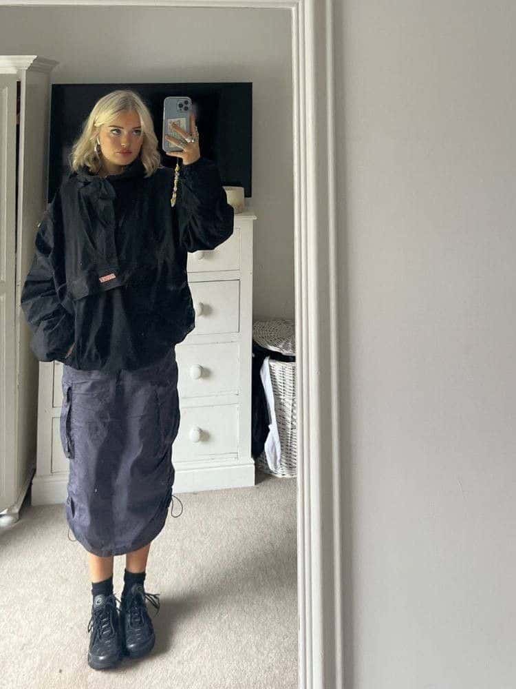 The Flannel and Cargo Skirt