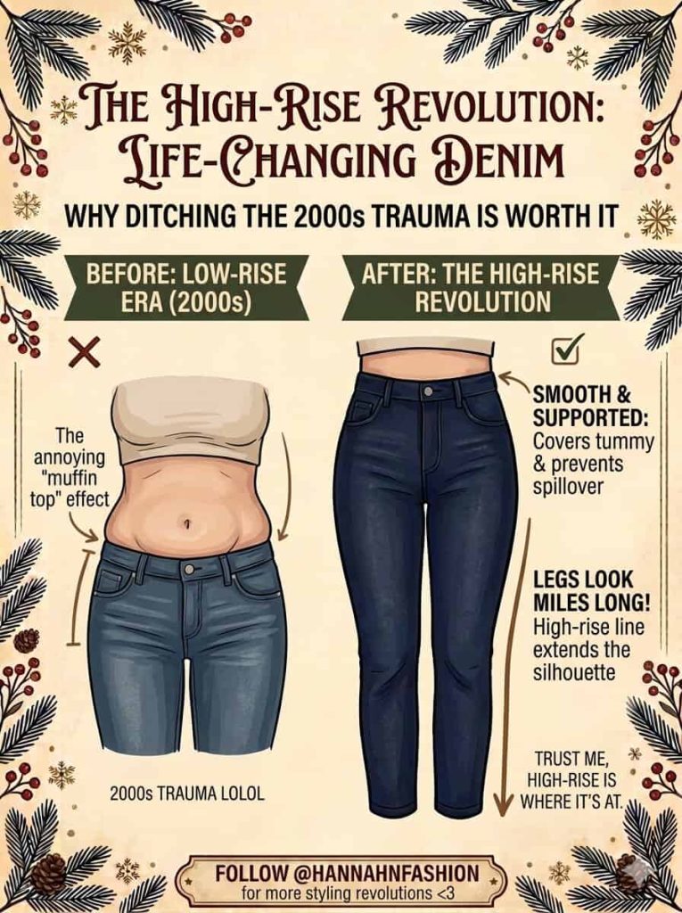 how to hide muffin top in jeans
