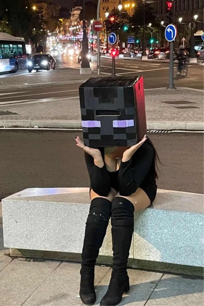 minecraft outfits real life BLACK