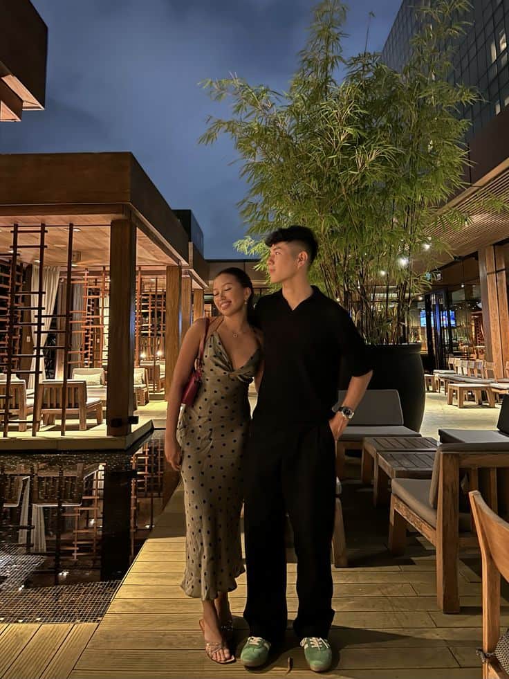 ROMANTIC dinner outfit marriage retreat