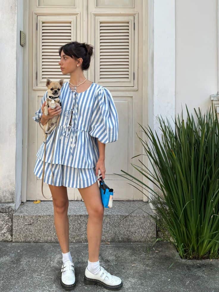 how to wear stripes on stripes