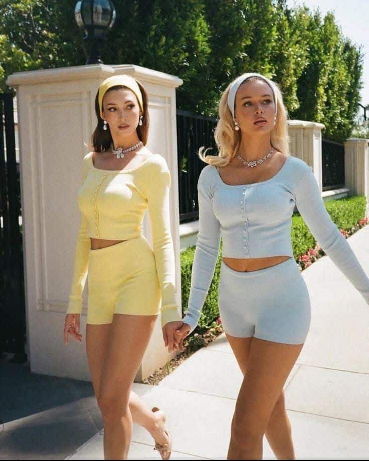 what to wear to beverly hills headband outfit co-ord set