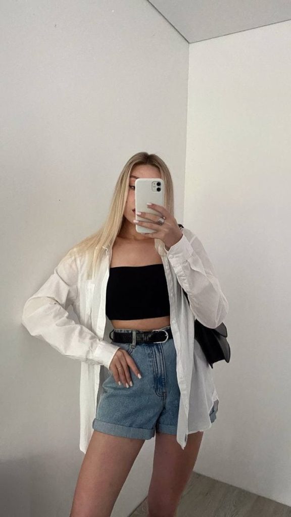 what to wear to the clinic button down