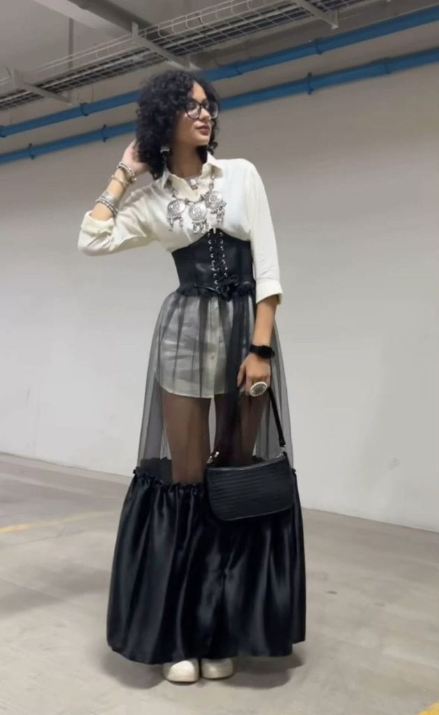 WHAT TO WEAR with sheer skirt