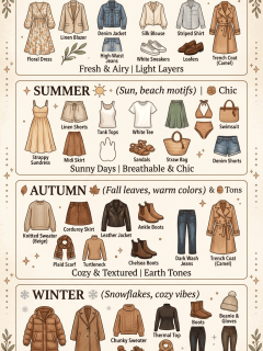 year round capsule wardrobe
