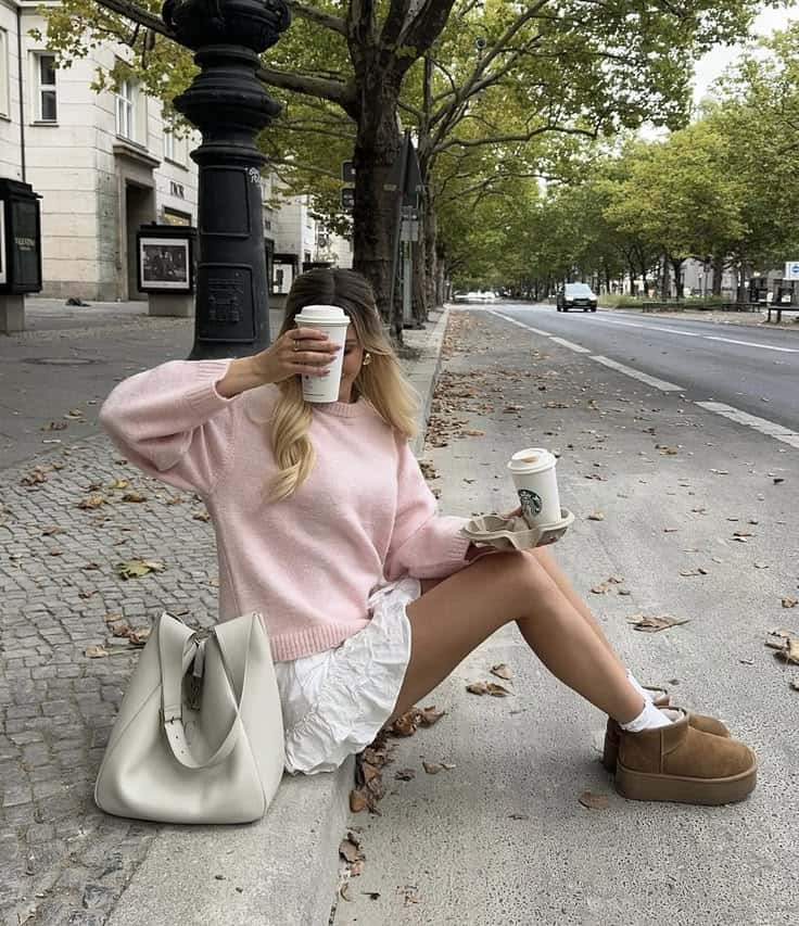 Tumblr Girly AESTHETic outfit ideas the oversized sweater