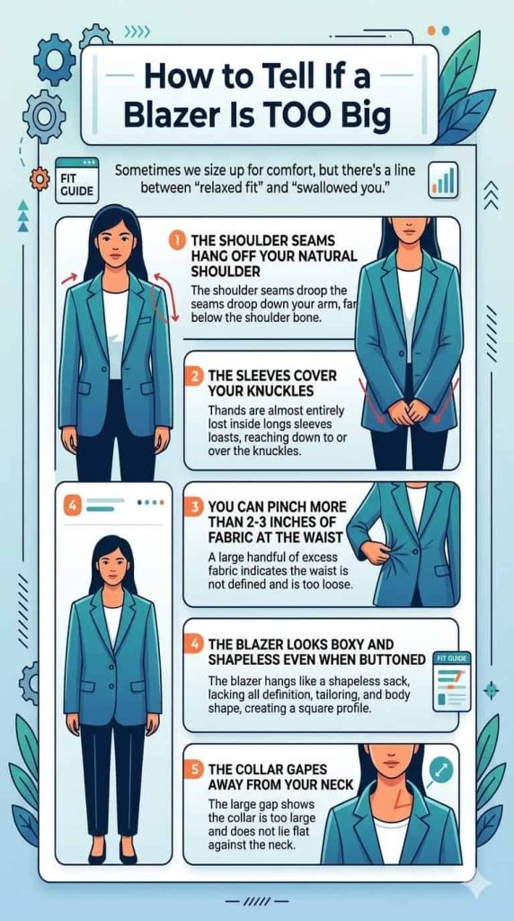 How to Tell If a Blazer Is TOO Big