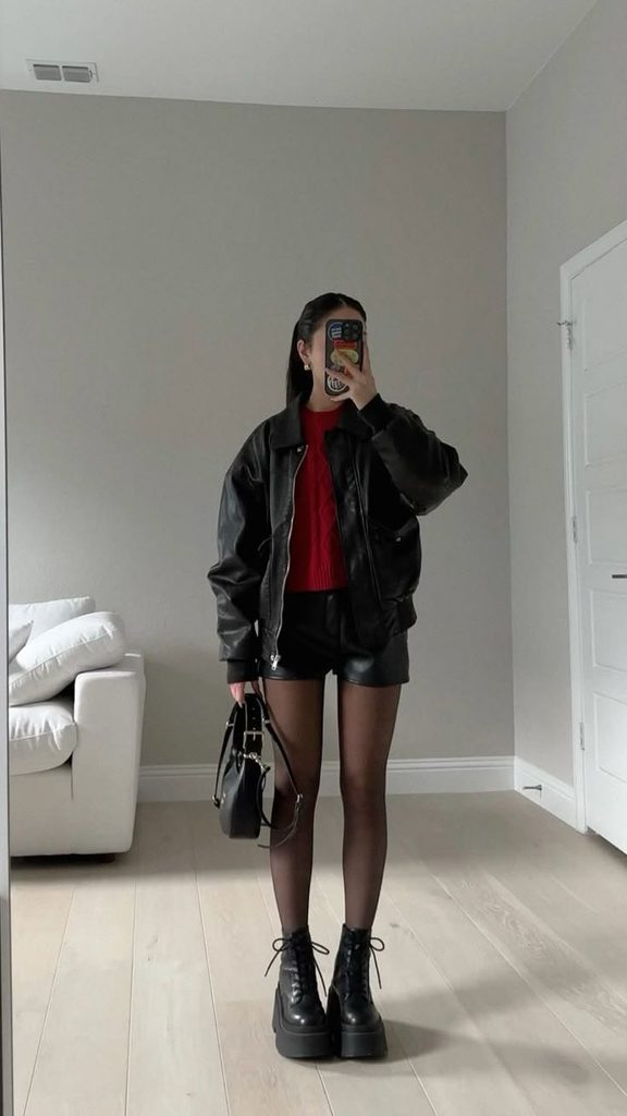 How to style Dr. Martens shorts and tights