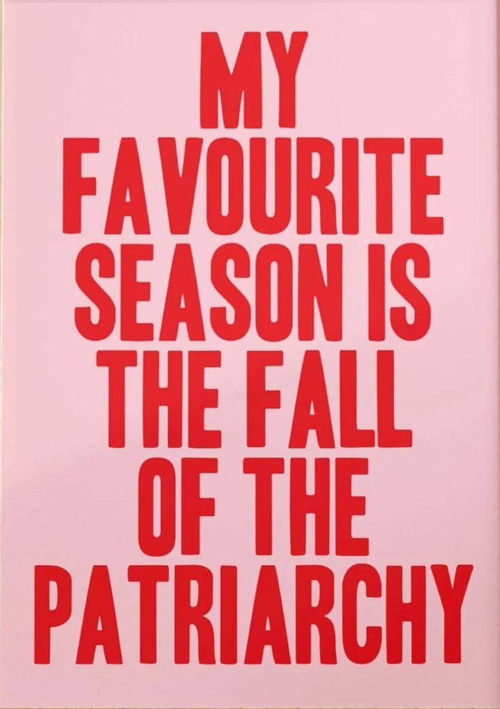 How to dismantle the patriarchy
