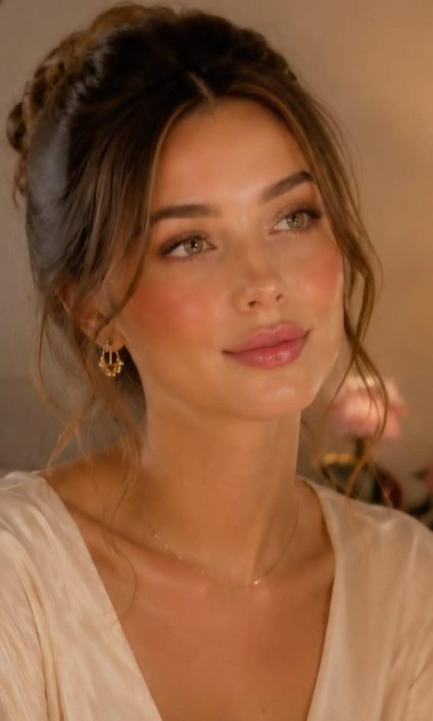 trad wife outfits women hair makeup