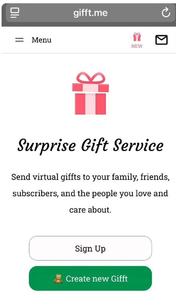 Virtual Gift Parcels