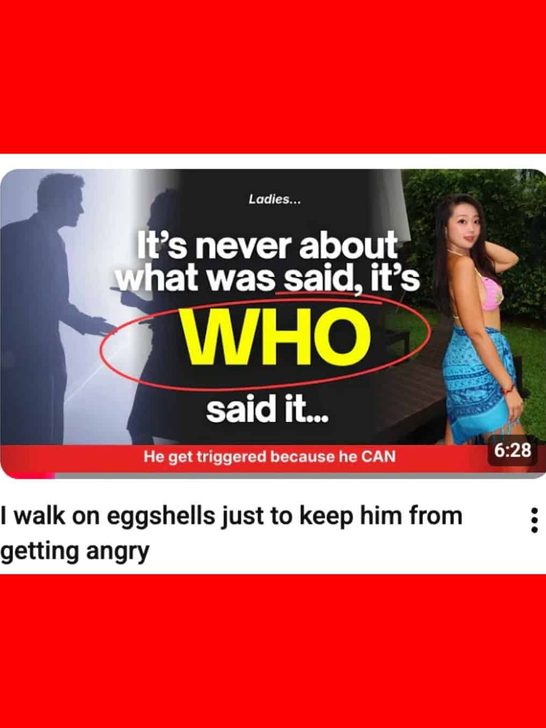 Why do I walk on eggshells around my boyfriend