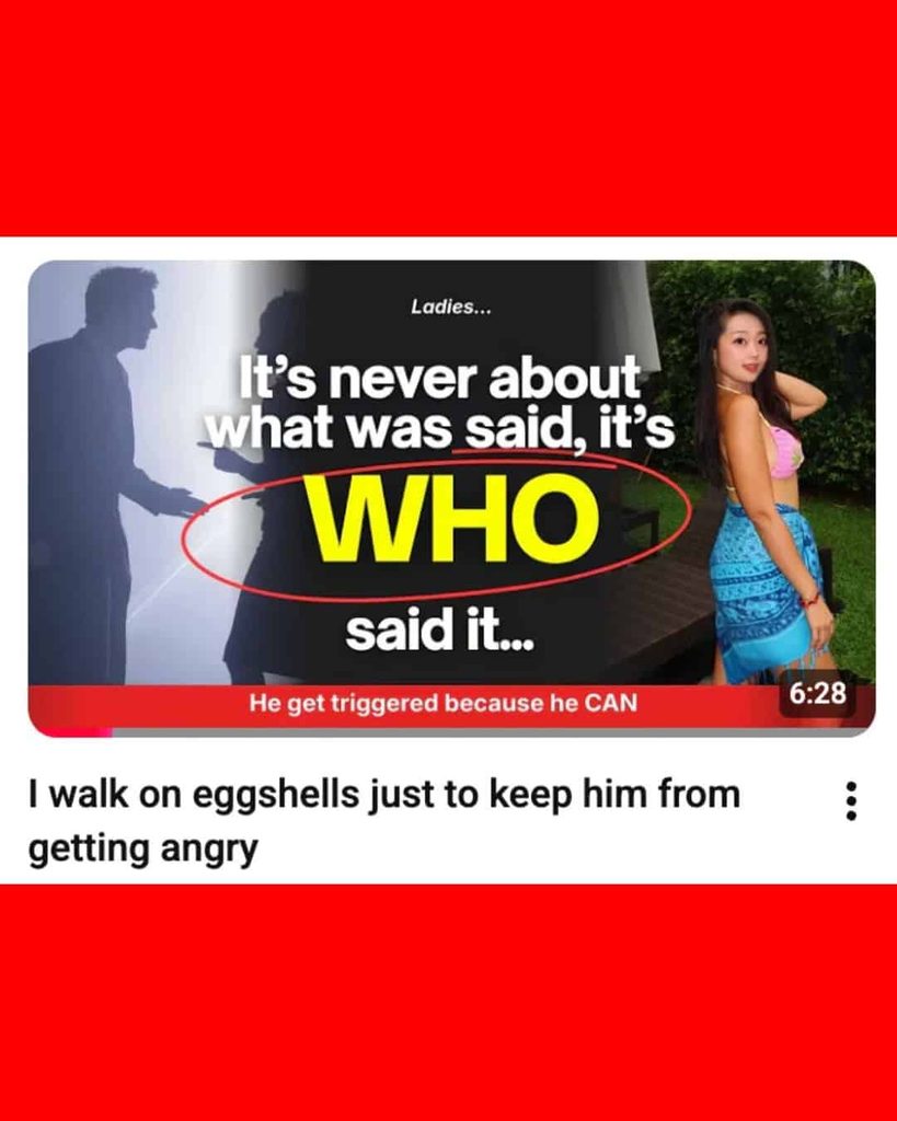 Why do I walk on eggshells in relationship people pleaser