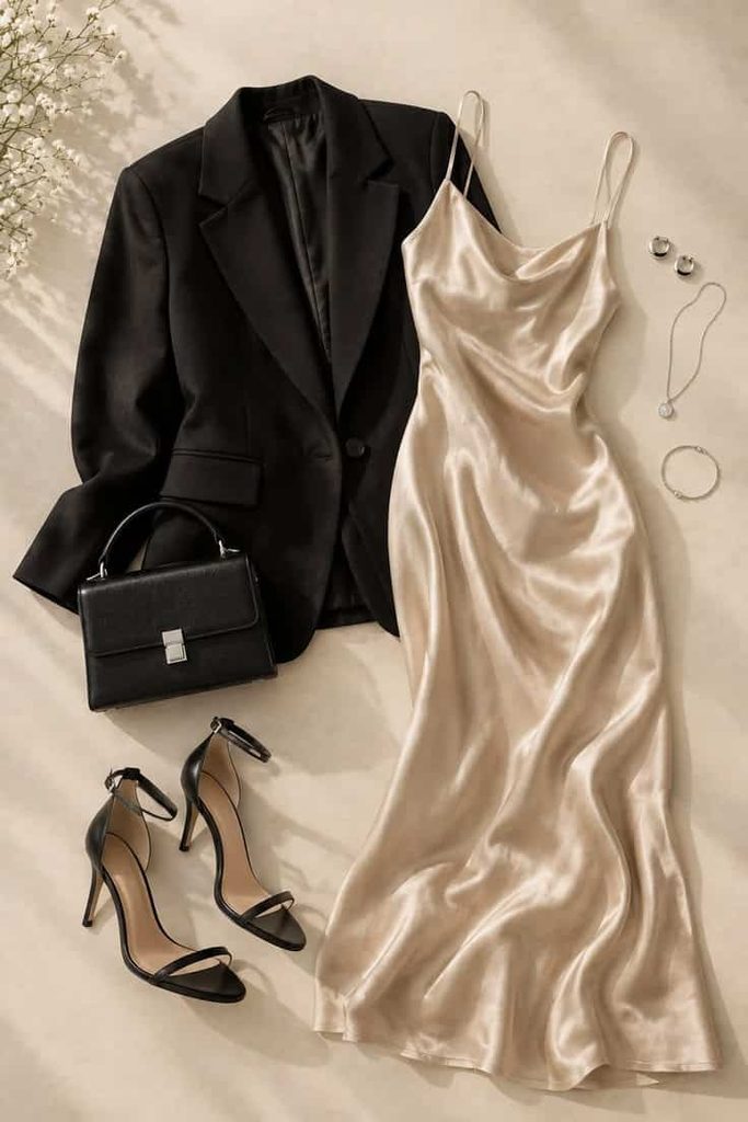 candlelight concert outfit ideas with blazer